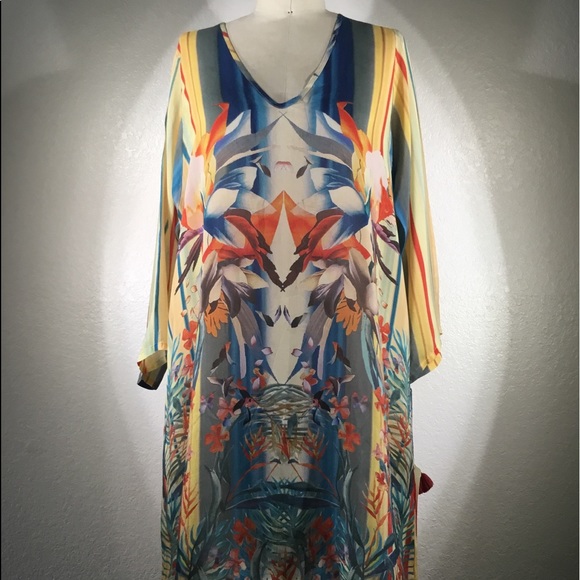 Johnny Was Tops - Johnny Was Journey V Neck Top Sz S/M NWT